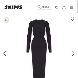 Skims Fits everybody crew neck dress-NWT